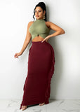 Nukty Skirt Women Skirts Fall Clothes for Women Long Skirt Skirts Female