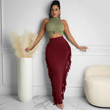 Nukty Skirt Women Skirts Fall Clothes for Women Long Skirt Skirts Female