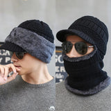 Nukty Winter Hat Skullies Beanies Hats Winter Beanies For Men Women Wool Scarf Caps Balaclava Mask Bonnet Knitted Hat