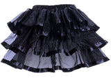 Nukty Elastic Petticoat Gothic Women Skirt Petticoat Burlesque Mesh Sexy Micro Mini Tutu Skirt Ladies Performance Steampunk Skirts