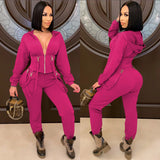 Nukty 2 Piece Set Women Two Piece Outfits Long Sleeve Sweatshirt Pants Tracksuit for Women Two Pieces Sets Fall Clothes Outfits