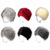 Nukty Russian Hat for Women Faux Fox Fur Hat Winter Female Outdoor Warm Beanie Fluffy Hat Snow Bucket Cap 5 Colors Ushanka Fashion