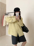 fall outfits 2024 Autumn New Gentle All-Match round Neck Large Button Knitted Cardigan Outer Wear Top Women's Loose Lazy Sweater Coat