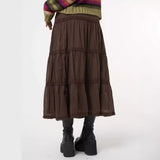 skirt outfits New Hot Fashion Sexy Hollow-out Solid Color Dress