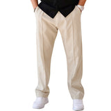 Young Men's Spring and Autumn Loose Straight Sports Casual Trousers American Oversize Long Pants