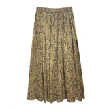 fall outfits women Mori Brushed Floral Skirt 2024 Autumn and Winter New Artistic Age-Reducing Mid-Length Umbrella Skirt Cover Slim Skirt