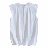 Nukty swag outfits men Trendy Summer Cross-border Men's T-shirt Loose-fit Comfortable Basketball Sports Vest Men's Wear Shoulder Vest Top