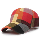 Nukty New Unisex Spring Summer Women Men Plaid Baseball Caps Outdoor Cool Lady Male Sun Cap Hat for Women Men Fashion