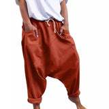 Nukty summer inspo Women's Casual Harem Crotch Pants, Fashionable Lace-up Harem Pants, Women Trousers, Oversized Hip-hop Streetwear Woman