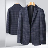 Nukty New Men's Blazer Fashion Middle-aged Business Casual Professional Wear Casual Loose British Style Sub-trend Four Seasons Suit