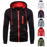 Nukty Men's Hoodie Black White Army Green Red Hooded Color Block Fleece Cool Casual Winter Clothing Apparel Hoodies Sweatshirts