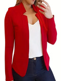 Nukty New Cross-Border Women's Wear, Pure Color Chigong Small Suit Cardigan Formal Jacket