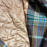 Nukty Vintage Thicken Plaid Woolen Coats Women Winter Belt Long Woolen Blends Jackets Single Breasted Luxury Overcoat Warm Abrigos New