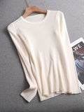 Nukty winter clothes Knitted woman sweaters Pullovers spring Autumn Basic women's jumper Slim women's sweater cheap pull long sleeve