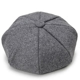 Nukty Woolen Solid Color Beret Fashion Outdoor Cotton Hat Autumn and Winter Windproof Hats Men's and Women's Universal Caps