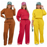 Nukty 2 Piece Sets Women Outfit Two Piece Set for Women Pants Sets Woman 2 Pieces Winter Outfits for Woman Fall Clothing Tracksuit
