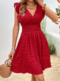 Nukty Summer Dresses Woman Fashion Loose Short Sleeve Waist Tie Retro Cotton Linen Dress Commute Elegantly Robe Long Dress