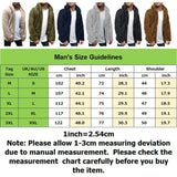 Nukty Men's Teddy Bear Fleece Coat Cardigan Winter Warm Hooded Coat Fashion Solid Color Long Sleeve Pocket Button Hooded Warm Coat