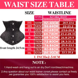 Nukty Gothic Corsets and Bustiers Steampunk Corset Top Short Torso Corset Hourglass Curve Shaper Modeling Strap Slimming Waist Trainer