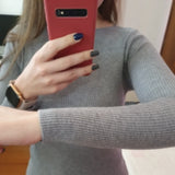 Nukty Spring Casual Long Sleeve Knitted Sweater Women Autumn Pullover Sweaters Korean Style Winter Slim White Pull Knitwear