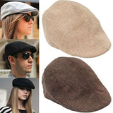 Nukty Men Berets Cap British Style New Autumn Summer Linen Hats Fashion Flat Caps Classic Vintage Gatsby Cabbie Cap Chapeau Homme