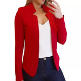 Nukty New Cross-Border Women's Wear, Pure Color Chigong Small Suit Cardigan Formal Jacket