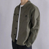 Nukty Linen Bomber Jacket Men Light Weight Grey