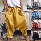 Nukty summer inspo Women's Casual Harem Crotch Pants, Fashionable Lace-up Harem Pants, Women Trousers, Oversized Hip-hop Streetwear Woman