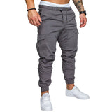 Nukty Casual Men Pants Fashion Big Pocket Hip Hop Harem Pants Quality Outwear Sweatpants Soft Mens Joggers Men's Trousers pantalones