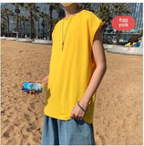 Nukty swag outfits men Trendy Summer Cross-border Men's T-shirt Loose-fit Comfortable Basketball Sports Vest Men's Wear Shoulder Vest Top