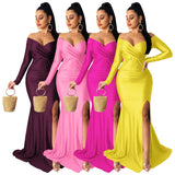 Nukty Birthday Dress for Women Evening Dress Party Dresses Long Dresses for Women Vestidos Woman Fall Dresses Long Sleeve