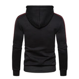 Nukty Men's Hoodie Black White Army Green Red Hooded Color Block Fleece Cool Casual Winter Clothing Apparel Hoodies Sweatshirts