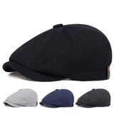 Nukty Fashion Cotton beret fashion old hat high quality four-color casual hats autumn and winter warm cap cold caps