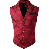 Nukty Jacket Gotinc Mens Victorian Suit Vest Steampunk Gothic Waistcoat Men's Casual Vest Stage Performance Costume Wed Evening Dress