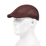 Nukty Men Mesh Breathability Newsboy Caps British Painters Hats Spring and Summer Flat Cap Hip Hop Berets