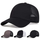 Nukty Unisex 8 Lines On The Brim Of The Hat Baseball Net Caps Spring and Summer Outdoor Adjustable Casual Hats Sunscreen Hat