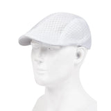 Nukty Men Mesh Breathability Newsboy Caps British Painters Hats Spring and Summer Flat Cap Hip Hop Berets