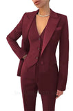 Nukty Fashion Plus Size Women Blazer 3 Pcs Elegant Long Sleeve Suit Jackets Vest and Straight Pants Suit Female  Business Outfits New