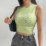 Lace Y2k Crop Tops For Women See-through E Girl Sexy Camisole Bodycon Sleeveless 90s Aesthetic Tops Cyber Y2k Streetwear Women