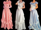 Nukty Blue Elegant Victorian Dress Women Summer Long Fairy Korean Strap Dress Kawaii Vintage Evening Party Dress Women