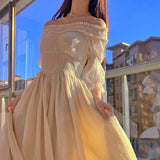 Nukty Elegant Princess Dress Women Summer Fairy Y2k Party Birthday Dress for Women Vintage Wedding Evening Victorian Dress Korean