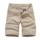 Nukty Brand New Mens Cargo Shorts High Quality Black Short Pants Men Cotton Solid Casual Beach Shorts Men Summer Bottom