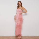 Nukty Simple Black Pink Soft Tulle Evening Party Dress Sweetheart Sleeveless Tea Length Formal Prom Night Gowns Dresse