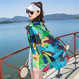 Nukty Female Summer New Camouflage Thin Sun Protection Clothing Women Short Anti-Ultraviolet Korean Sun Protection Clothing