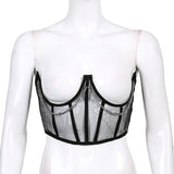 Nukty Sexy Corset Underbust Women Gothic Corset Top Curve Shaper Strap Slimming Waist Belt Chain Lace Corsets Bustiers Sexy Punk