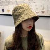 Nukty Bucket Hats Women Solid Simple Basic All-match Casual New Design Korean Fashion Sun Protection Streatwear Harajuku College Cozy