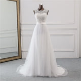 New Applique wedding dress formal robe mariage Vestidos de Novia bridal dress vestido de festa Beach wedding dresses