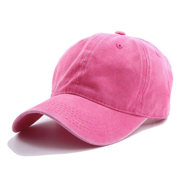 Solid Spring Summer Cap Women Ponytail Baseball Cap Fashion Hats Men B ...